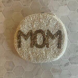 Viola Round Beaded Purse - Mom